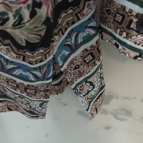 Chico's Multicolor Floral Blouse - Picture 13 of 17